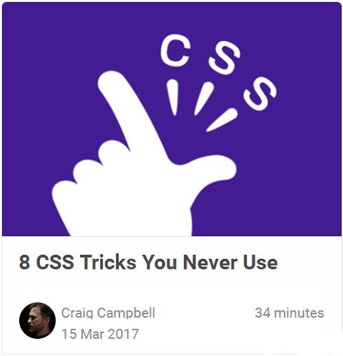 دانلود فیلم آموزشی Tutsplus – 8 CSS Tricks You Never Use