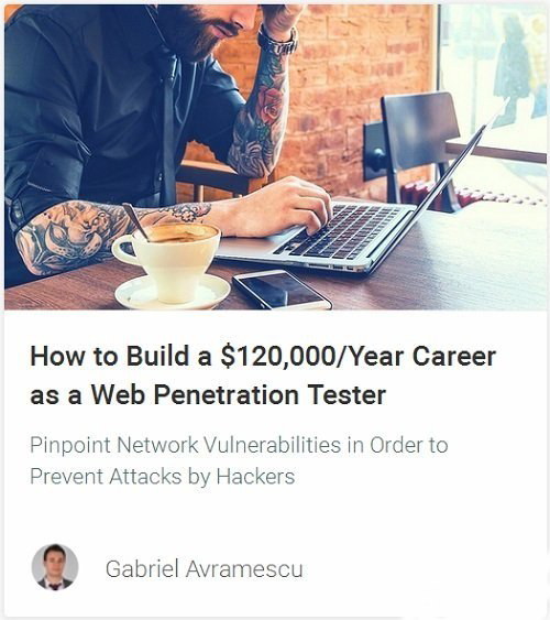 دانلود فیلم آموزشی How to Build a $120,000/Year Career as a Web Penetration Tester