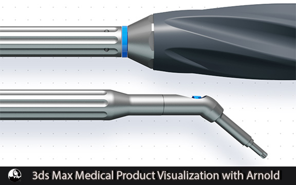 دانلود فیلم آموزشی 3ds Max Medical Product Visualization with Arnold لیندا