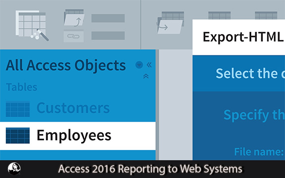 دانلود فیلم آموزشی Access 2016 Reporting to Web Systems