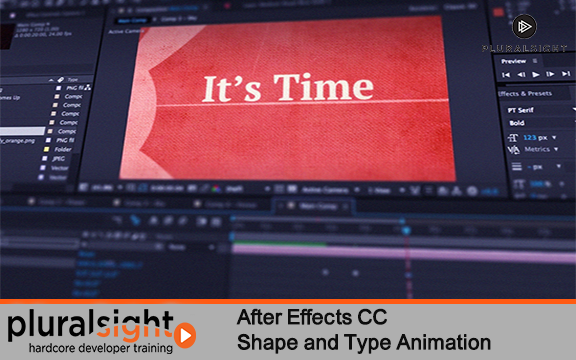 دانلود فیلم آموزشی After Effects CC Shape and Type Animation