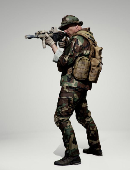 Anatomy Male Soldier Pack center