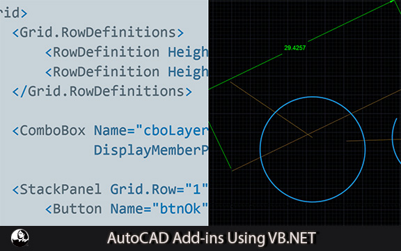 دانلود فیلم آموزشی AutoCAD Add-ins Using VB.NET