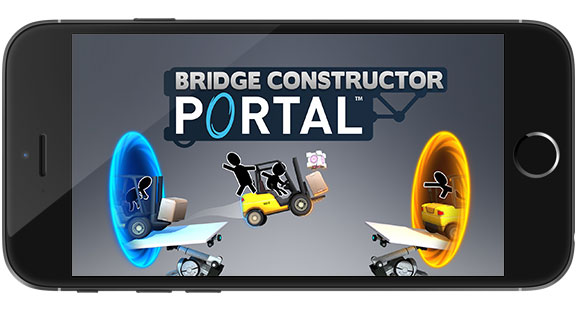 دانلود بازی Bridge Constructor Portal v1.1 برای اندروید و iOS