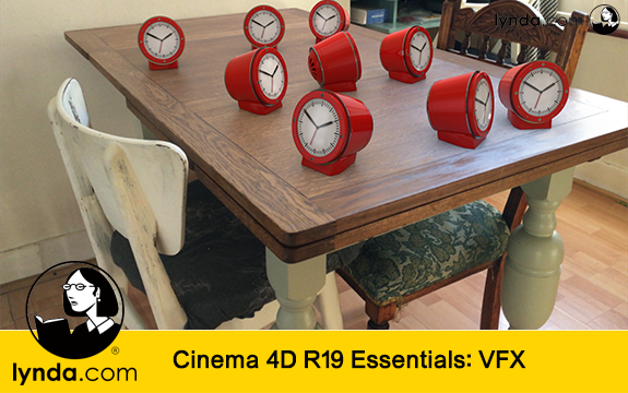 دانلود فیلم آموزشی Cinema 4D R19 Essentials: VFX از Lynda