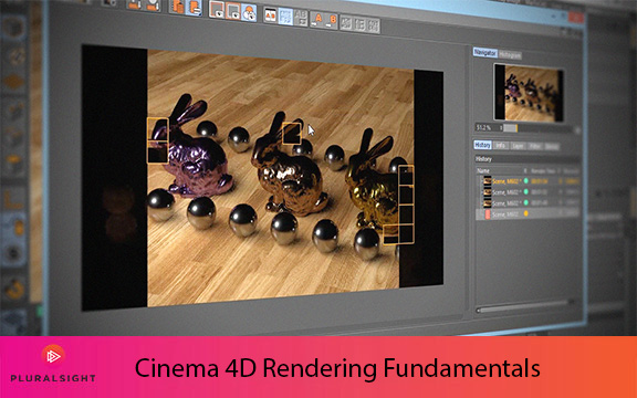 دانلود فیلم آموزشی Cinema 4D Rendering Fundamentals