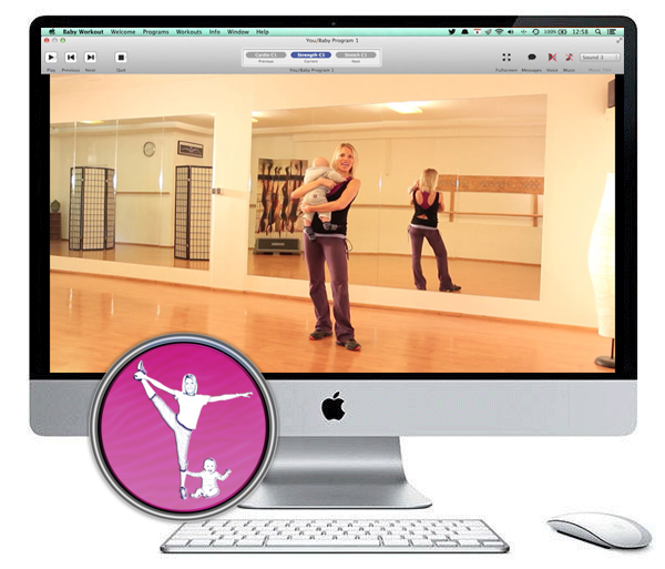 دانلود نرم افزار Baby Workout Pro MacOSX حفظ تناسب بدن در دوران بارداری
