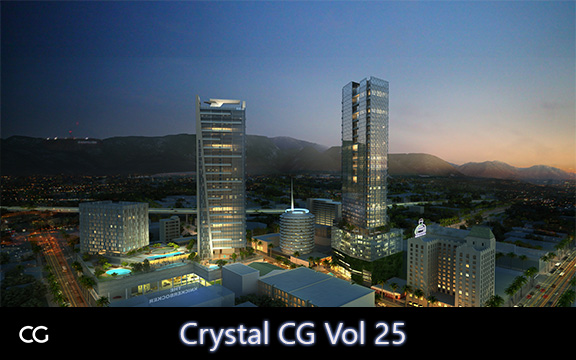 دانلود مدل سه بعدی صحنه خارجی Crystal CG Vol 25 برای 3ds Max