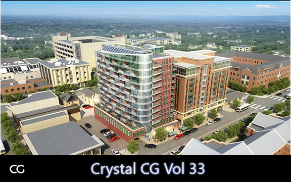 دانلود مدل سه بعدی صحنه خارجی Crystal CG Vol 33 برای 3ds Max