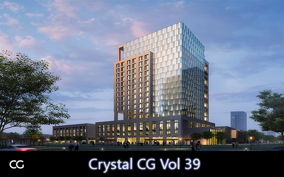 دانلود مدل سه بعدی صحنه خارجی Crystal CG Vol 39 برای 3ds Max