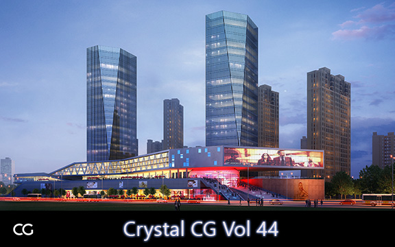 دانلود مدل سه بعدی صحنه خارجی Crystal CG Vol 44 برای 3ds Max