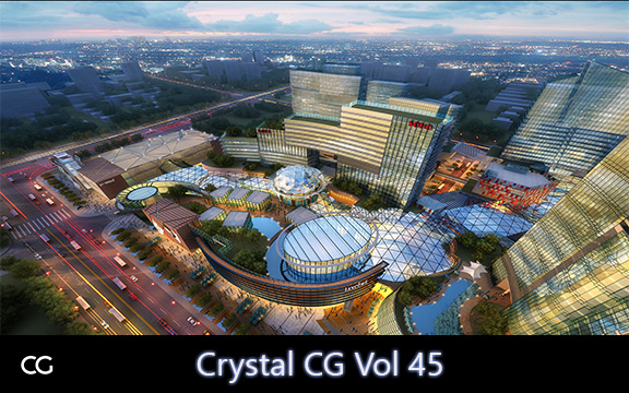 دانلود مدل سه بعدی صحنه خارجی Crystal CG Vol 45 برای 3ds Max