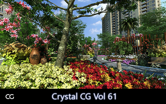 دانلود مدل سه بعدی صحنه خارجی Crystal CG Vol 61 برای 3ds Max