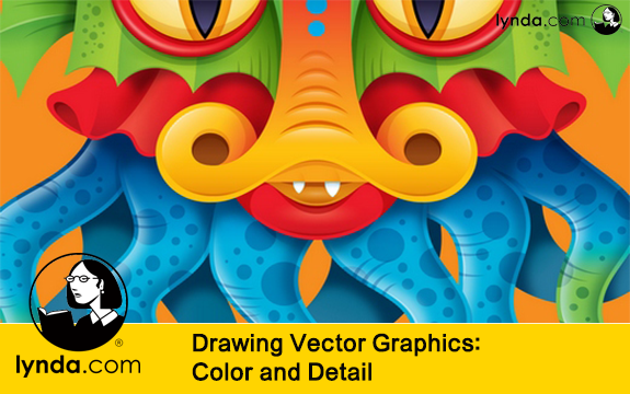 دانلود فیلم آموزشی Drawing Vector Graphics: Color and Detail