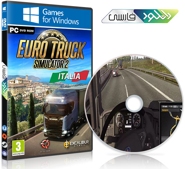 دانلود بازی Euro Truck Simulator 2 Italia – PC تمام نسخه ها + آخرین آپدیت