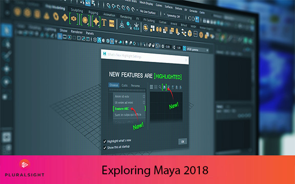 دانلود فیلم آموزشی Exploring Maya 2018
