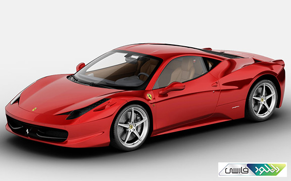 دانلود مدل سه بعدی اتومبیل Ferrari 458 Italia