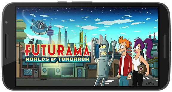 دانلود بازی Futurama Worlds of Tomorrow v1.5.5 برای اندروید و iOS + مود