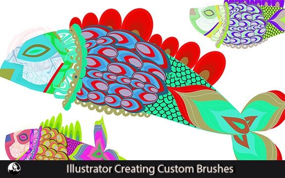 دانلود فیلم آموزشی Illustrator Creating Custom Brushes