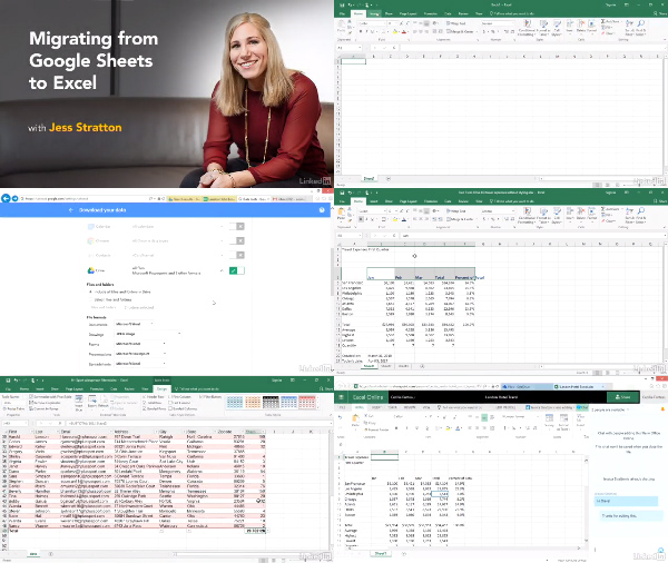 Migrating from Google Sheets to Excel center