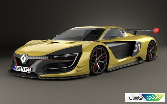 دانلود مدل سه بعدی اتومبیل Renault Sport R.S. 01 2015