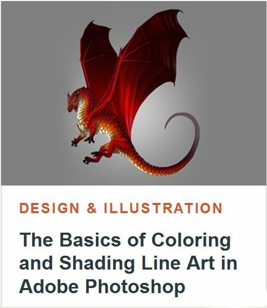 دانلود فیلم آموزشی The Basics of Coloring and Shading Line Art in Adobe Photoshop