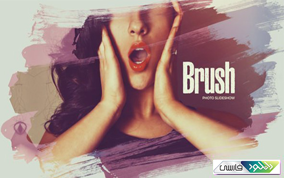 دانلود پروژه آماده افتر افکت Videohive Beautiful Brush Photo Slideshow