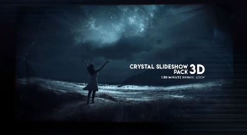 Videohive Crystal Slideshow Pack 3D center