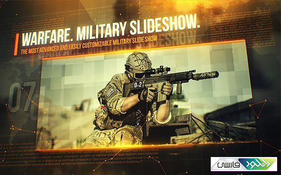 دانلود پروژه آماده افتر افکت Videohive Warfare Military Slideshow