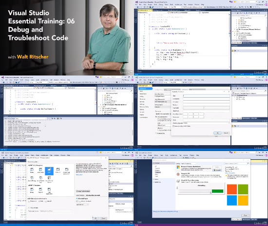 Visual Studio Essential Training: 06 Debug and Troubleshoot Code center