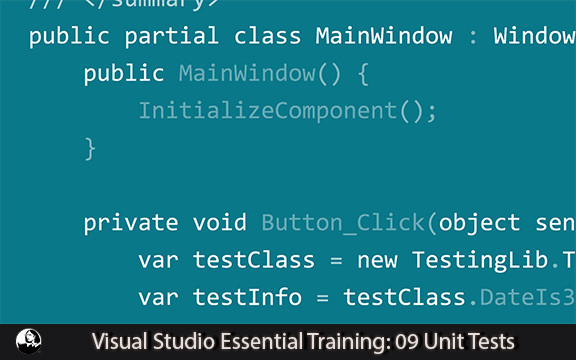 دانلود فیلم آموزشی Visual Studio Essential Training: 09 Unit Tests