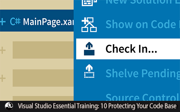 دانلود فیلم آموزشی Visual Studio Essential Training: 10 Protecting Your Code Base لیندا