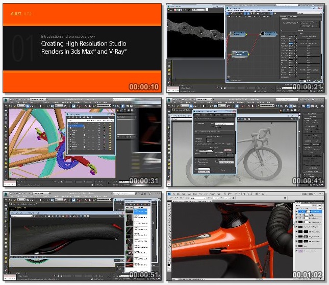 دانلود فیلم آموزشی Creating High Resolution Studio Renders in 3ds Max and V-ray