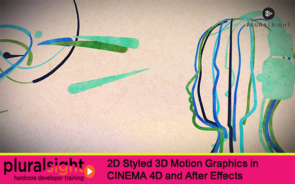 دانلود فیلم آموزشی 2D Styled 3D Motion Graphics in CINEMA 4D and After Effects