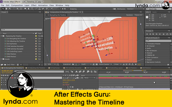 دانلود فیلم آموزشی After Effects Guru: Mastering the Timeline از Lynda