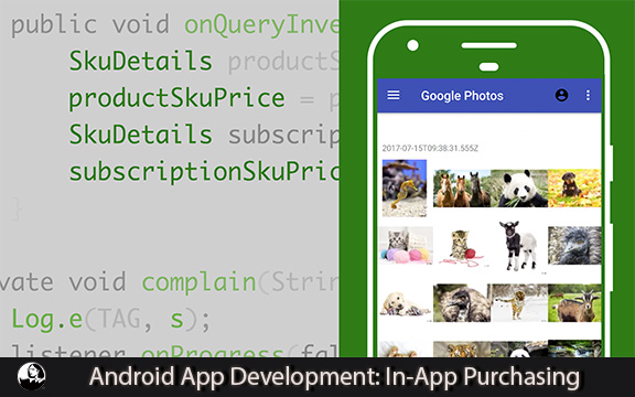 دانلود فیلم آموزشی Android App Development: In-App Purchasing