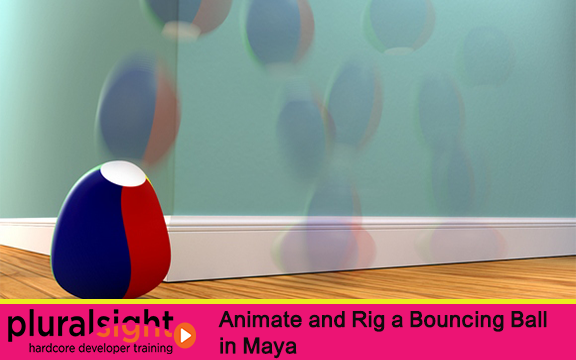 دانلود فیلم آموزشی Animate and Rig a Bouncing Ball in Maya از Pluralsight
