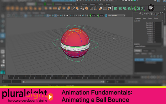 دانلود فیلم آموزشی Animation Fundamentals: Animating a Ball Bounce