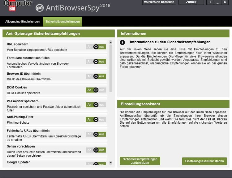 AntiBrowserSpy Pro 2024 7.01.50692 download the last version for windows