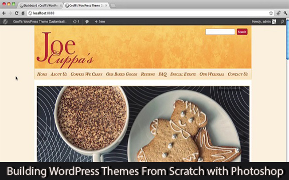 دانلود فیلم آموزشی Building WordPress Themes From Scratch with Photoshop