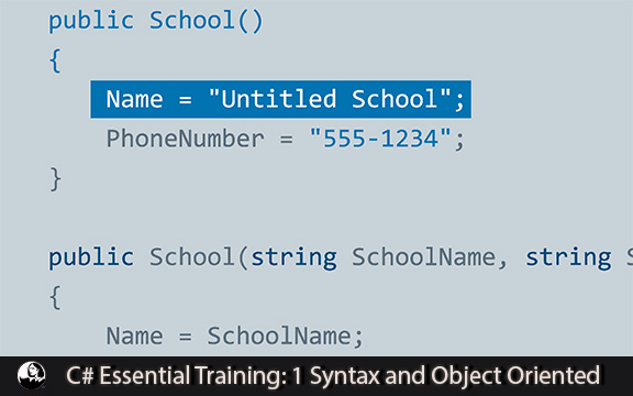 دانلود فیلم آموزشی C# Essential Training: 1 Syntax and Object Oriented Programming لیندا