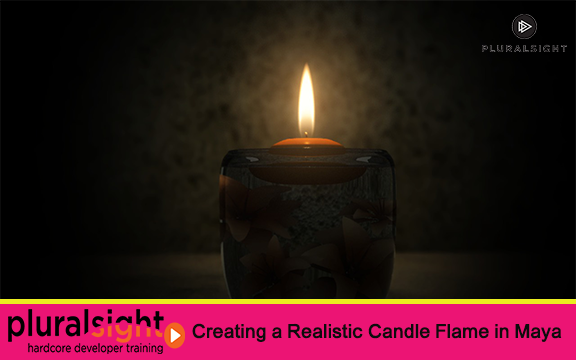 دانلود فیلم آموزشی Creating a Realistic Candle Flame in Maya از Pluralsight