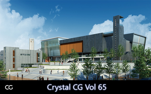 دانلود مدل سه بعدی صحنه خارجی Crystal CG Vol 65 برای 3ds Max
