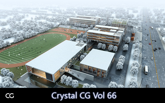 دانلود مدل سه بعدی صحنه خارجی Crystal CG Vol 66 برای 3ds Max