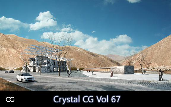 دانلود مدل سه بعدی صحنه خارجی Crystal CG Vol 67 برای 3ds Max