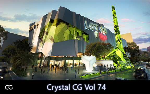 دانلود مدل سه بعدی صحنه خارجی Crystal CG Vol 74 برای 3ds Max