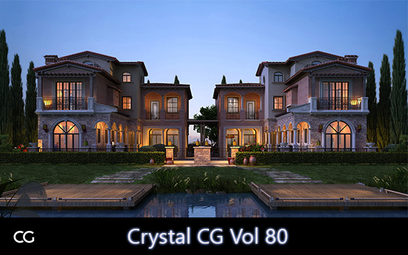 دانلود مدل سه بعدی صحنه خارجی Crystal CG Vol 80 برای 3ds Max