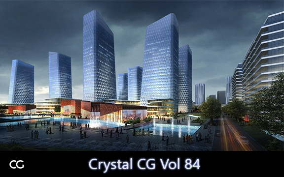 دانلود مدل سه بعدی صحنه خارجی Crystal CG Vol 84 برای 3ds Max