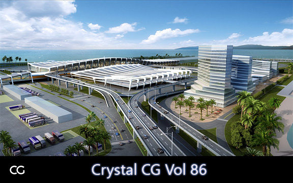 دانلود مدل سه بعدی صحنه خارجی Crystal CG Vol 86 برای 3ds Max