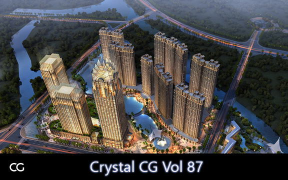 دانلود مدل سه بعدی صحنه خارجی Crystal CG Vol 87 برای 3ds Max